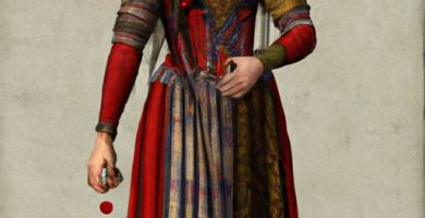 Disfraz época medieval mujer