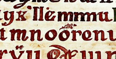 Letras medievales para copiar