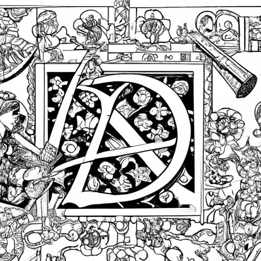 Dibujos medievales para colorear