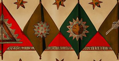 Banderas medievales para imprimir