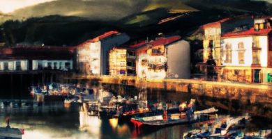 Puerto de vega en asturias