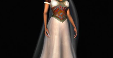 Vestido medieval mujer boda
