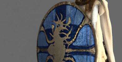 Traje medieval mujer guerrera