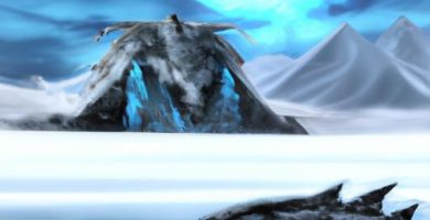 Llama helada god of war ragnarok