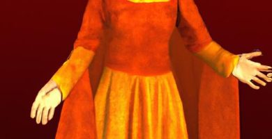 Traje medieval mujer casero